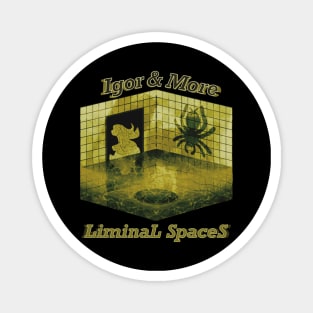 Igor & More Tarantula Liminal Spaces Yellow Magnet